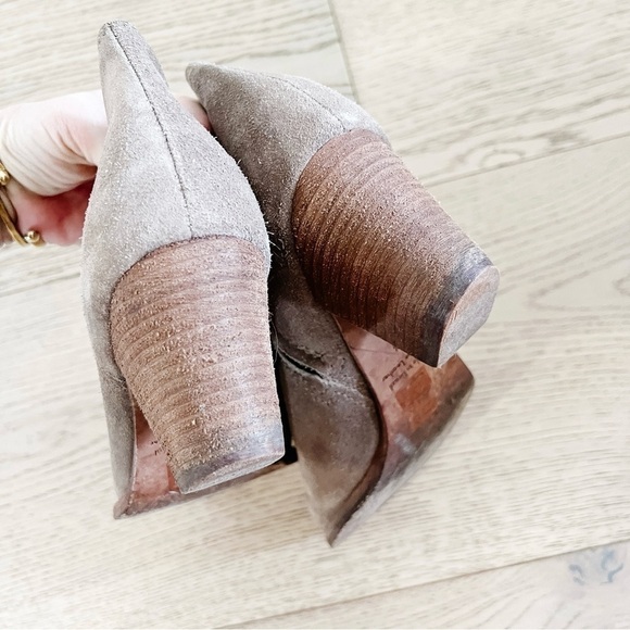 Madewell Billie Suede Zip Up Ankle Boots. Size 7.5 - Picture 4 of 5